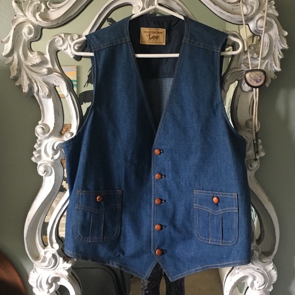Vintage Lee Denim Vest - Picture 2 of 6
